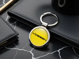 Vossen Personalisiert Schlüsselanhänger Logo Premium Glänzend
